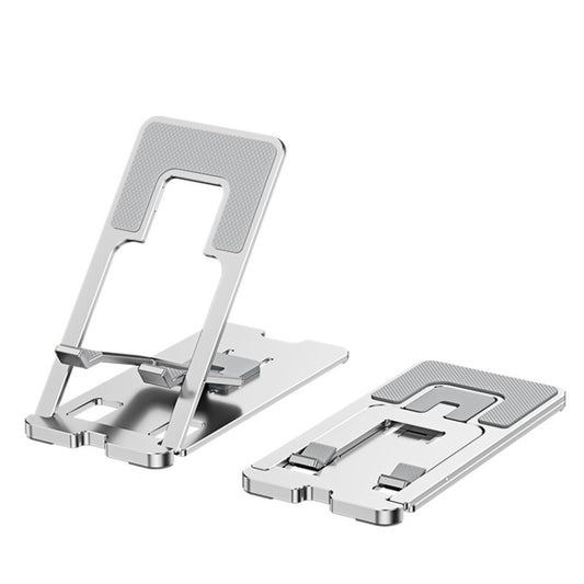 LK022 Portable Foldable Desktop Phone Holder (Silver) - Desktop Holder by PMC Jewellery | Online Shopping South Africa | PMC Jewellery