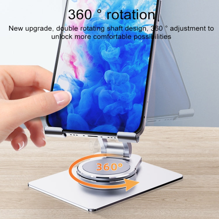 R-JUST HZ26 360-degree Rotating Aluminum Alloy Folding Phone Holder - Desktop Holder by R-JUST | Online Shopping South Africa | PMC Jewellery