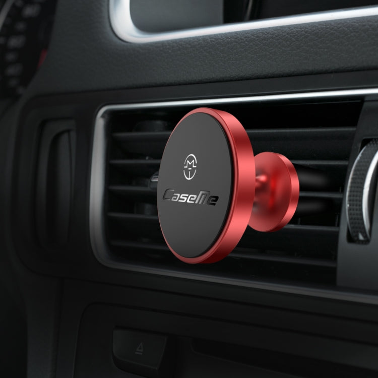 CaseMe Universal 360 Degree Rotation Magnetic Car Air Outlet Vent Mount Phone Holder, For iPhone, Galaxy, Sony, Lenovo, HTC, Huawei, and other Smartphones (Red) - Car Holders by CaseMe | Online Shopping South Africa | PMC Jewellery