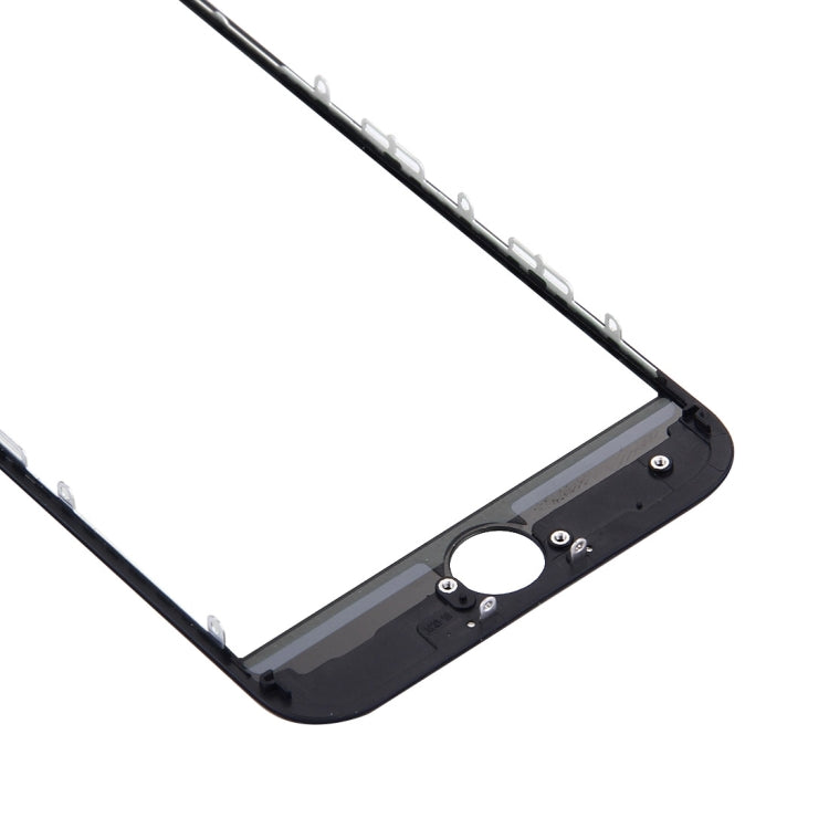 Front Screen Outer Glass Lens with Front LCD Screen Bezel Frame for iPhone 7 (Black) - Glass Lens by PMC Jewellery | Online Shopping South Africa | PMC Jewellery