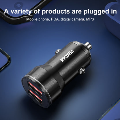 WK WP-C43 Staroad Series 15W Dual USB Car Charger (Black) - Car Charger by WK | Online Shopping South Africa | PMC Jewellery