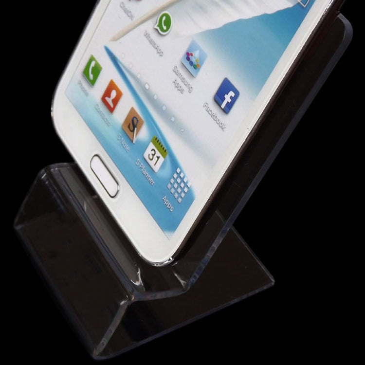 10 PCS Acrylic Mobile Phone Display Stand Holder(Transparent) - Desktop Holder by PMC Jewellery | Online Shopping South Africa | PMC Jewellery