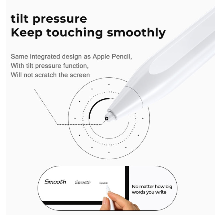 JOYROOM JR-K12 Zhen Miao Series Automatic Dual-mode Capacitive Stylus Pen (White) - Stylus Pen by JOYROOM | Online Shopping South Africa | PMC Jewellery