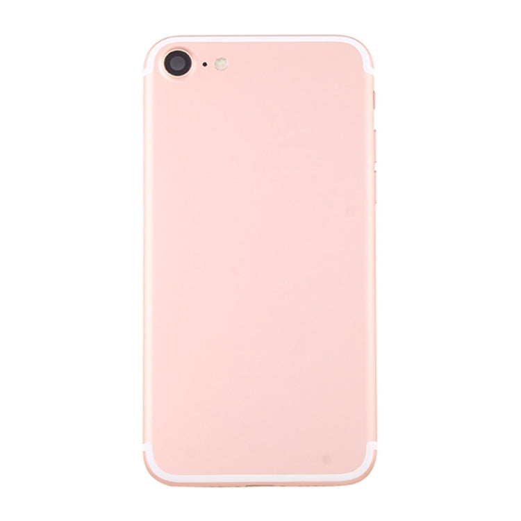 Battery Back Cover Assembly with Card Tray for iPhone 7(Rose Gold) - Back Cover by PMC Jewellery | Online Shopping South Africa | PMC Jewellery