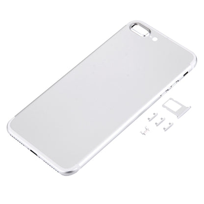 5 in 1 for iPhone 7 Plus (Back Cover + Card Tray + Volume Control Key + Power Button + Mute Switch Vibrator Key) Full Assembly Housing Cover(Silver) - Back Cover by PMC Jewellery | Online Shopping South Africa | PMC Jewellery