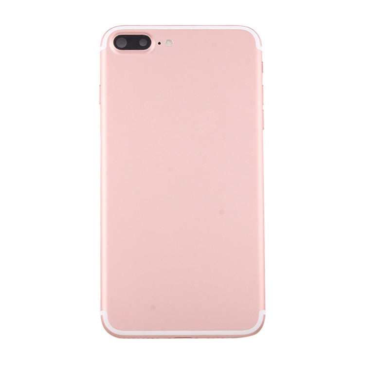 Battery Back Cover Assembly with Card Tray for iPhone 7 Plus (Rose Gold) - Back Cover by PMC Jewellery | Online Shopping South Africa | PMC Jewellery