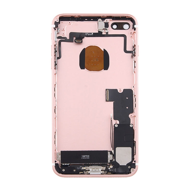 Battery Back Cover Assembly with Card Tray for iPhone 7 Plus (Rose Gold) - Back Cover by PMC Jewellery | Online Shopping South Africa | PMC Jewellery