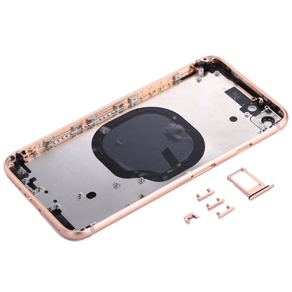 Back Housing Cover for iPhone 8 (Rose Gold) - Back Cover by PMC Jewellery | Online Shopping South Africa | PMC Jewellery