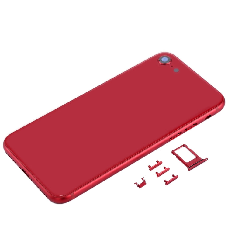 Back Housing Cover for iPhone 8 (Red) - Back Cover by PMC Jewellery | Online Shopping South Africa | PMC Jewellery