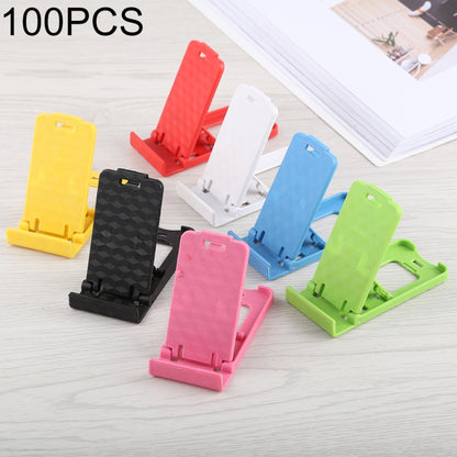 100 PCS Mini Universal Adjustable Foldable Phone Desk Holder, For iPhone, iPad, Samsung, Huawei, Xiaomi other Smartphones and Tablets, Random Color Delivery - Desktop Holder by PMC Jewellery | Online Shopping South Africa | PMC Jewellery