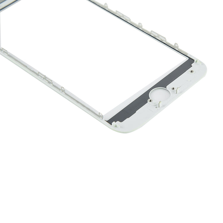 Front Screen Outer Glass Lens with Front LCD Screen Bezel Frame for iPhone 8(White) - Glass Lens by PMC Jewellery | Online Shopping South Africa | PMC Jewellery