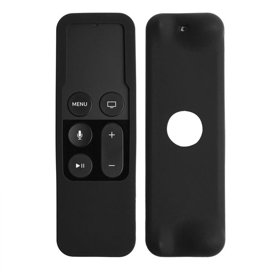 For Apple TV 4th Siri Remote Controller Shockproof Silicone Protective Case Pouch(Black) - Apple TV Accessories by PMC Jewellery | Online Shopping South Africa | PMC Jewellery