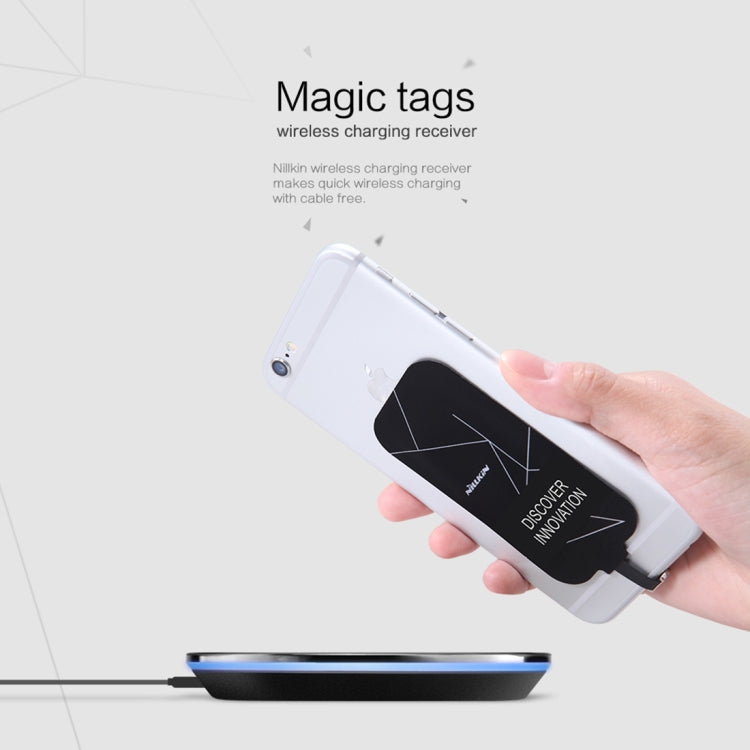 NILLKIN Magic Tag QI Standard Wireless Charging Receiver for iPhone 7 / 6s / 6 / 5S / 5, with 8 Pin Port, Length: 98mm - Wireless Charger Receiver by NILLKIN | Online Shopping South Africa | PMC Jewellery