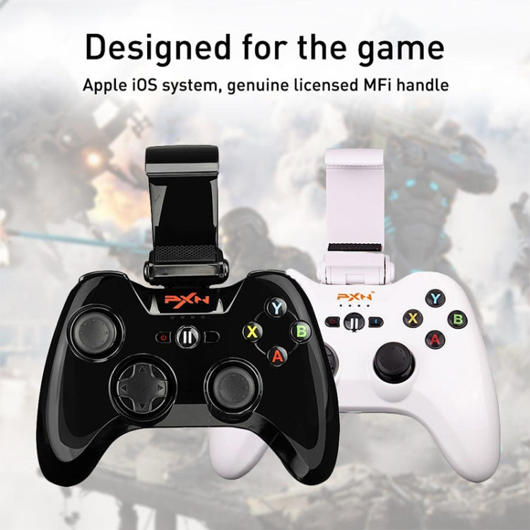 PXN PXN-6603 MFI Mobile Phone Wireless Bluetooth Game Handle Controller, Compatible with iOS System(White) - Controller Gamepad by PXN | Online Shopping South Africa | PMC Jewellery