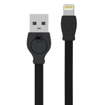 WK WDC-023i 2.4A 8 Pin Fast Charging Data Cable, Length: 2m(Black) - Normal Style Cable by WK | Online Shopping South Africa | PMC Jewellery