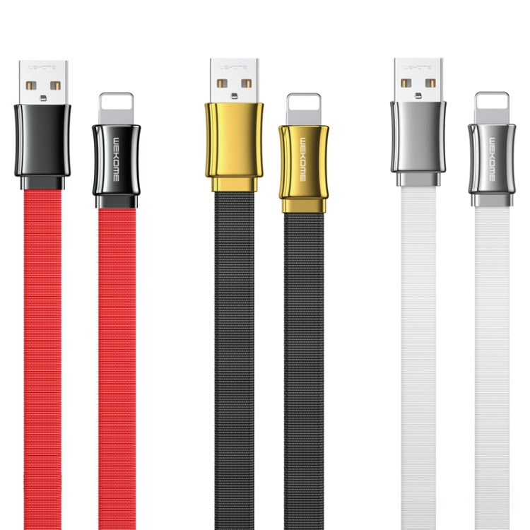 WK WDC-139 3A USB to 8 Pin King Kong Series Data Cable for iPhone, iPad (Gold) - Normal Style Cable by WK | Online Shopping South Africa | PMC Jewellery