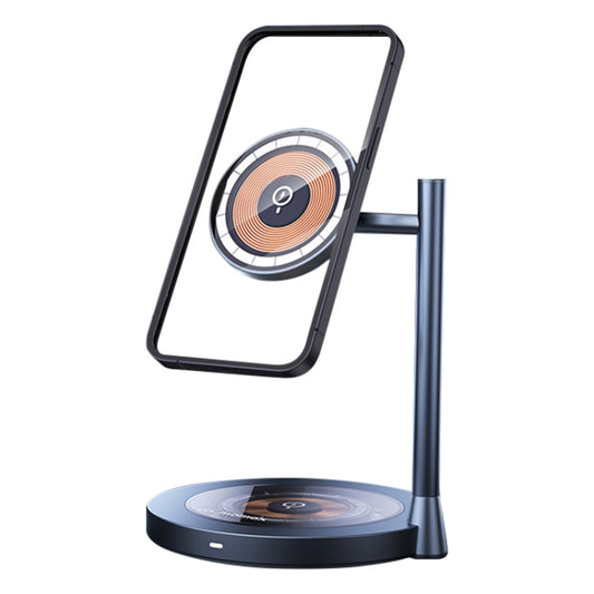 MOMAX Q.MAG DUAL2 15W Transparent Dual Magsafe Magnetic 2 in 1 Wireless Charger - Wireless Charger by MOMAX | Online Shopping South Africa | PMC Jewellery