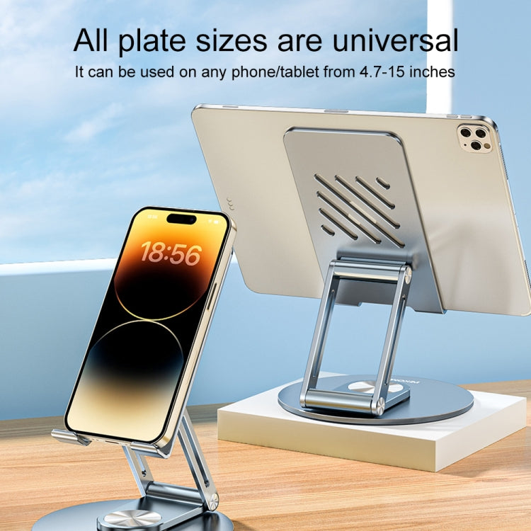 WK WA-S101 Aluminum Alloy Rotatable Desktop Phone Tablet Stand - Desktop Holder by WK | Online Shopping South Africa | PMC Jewellery