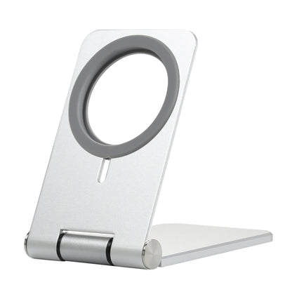 C29 Foldable Metal Bracket for MagSafe Magnetic Wireless Charger (White) - Desktop Holder by PMC Jewellery | Online Shopping South Africa | PMC Jewellery