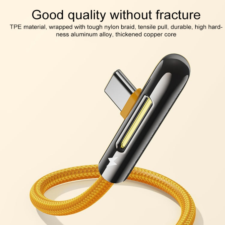 ROCK M3 8 Pin T-shape PD Fast Charging Data Cable, Length: 1m(Orange) - Normal Style Cable by ROCK | Online Shopping South Africa | PMC Jewellery