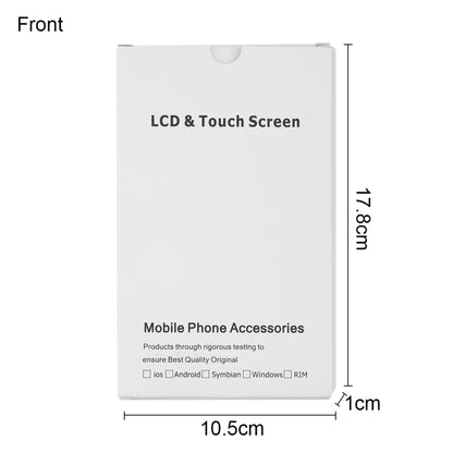 50 PCS Cardboard Packaging White Box for iPhone 8 Plus / 7 Plus LCD Screen and Digitizer Full Assembly - Others by PMC Jewellery | Online Shopping South Africa | PMC Jewellery