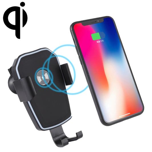 K81 10W QI Universal Rotating Gravity Induction Car Wireless Charging Mobile Phone Holder with Suction Cup - Wireless Charger Holders by PMC Jewellery | Online Shopping South Africa | PMC Jewellery