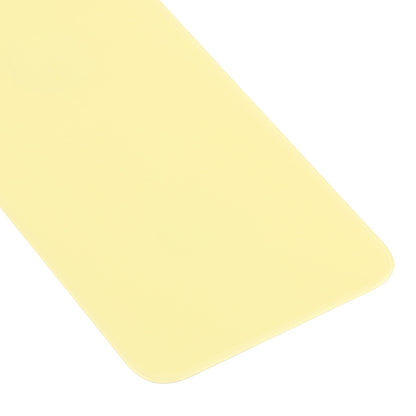 Easy Replacement Big Camera Hole Glass Back Battery Cover for iPhone X / XS(Yellow) - Back Cover by PMC Jewellery | Online Shopping South Africa | PMC Jewellery