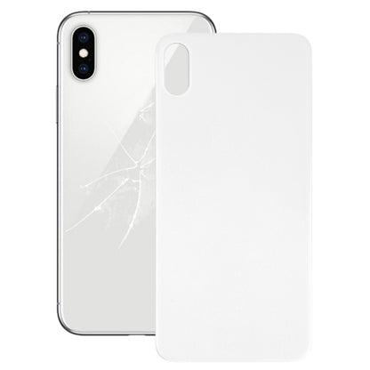 Easy Replacement Big Camera Hole Glass Back Battery Cover with Adhesive for iPhone XS Max(White) - Back Cover by PMC Jewellery | Online Shopping South Africa | PMC Jewellery