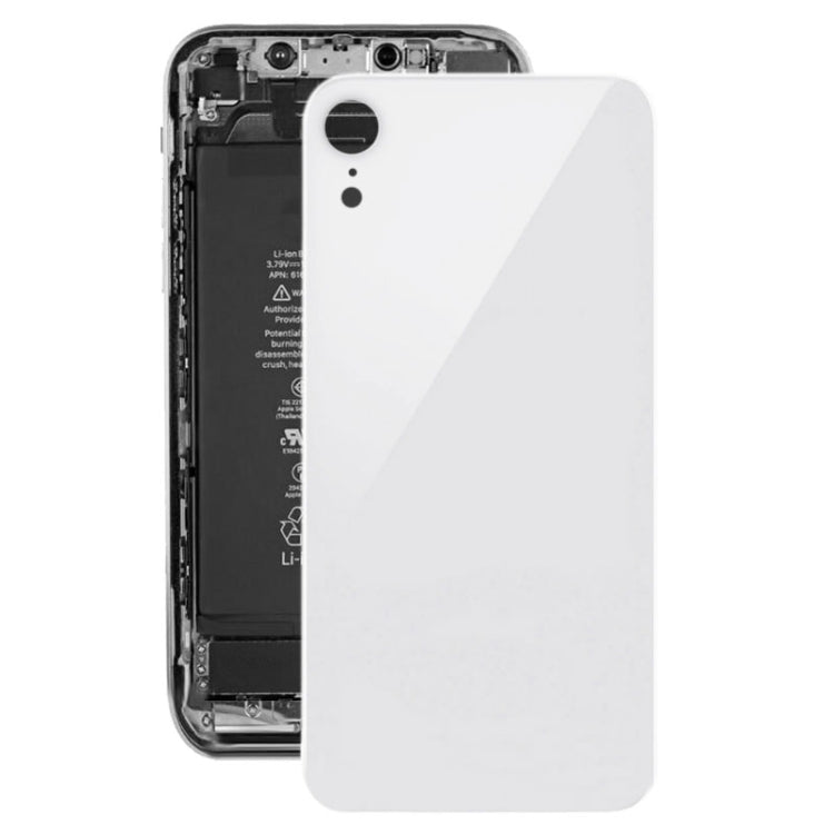 Back Cover with Adhesive for iPhone XR(White) - Back Cover by PMC Jewellery | Online Shopping South Africa | PMC Jewellery