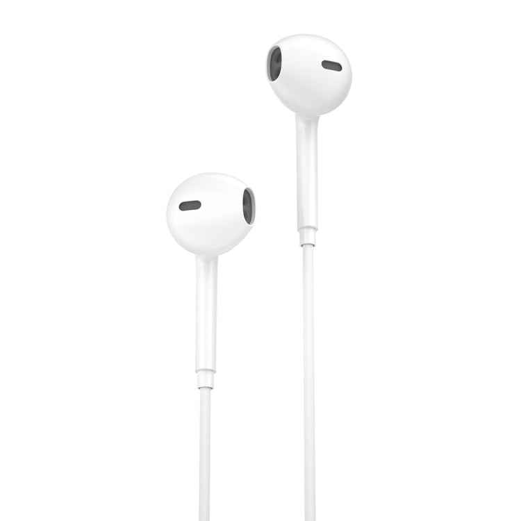 WK Y19  8 Pin In Ear Wired Control Music Earphone, Support Call, Cable Length: 1.2m (White) - In Ear Wired Earphone by WK | Online Shopping South Africa | PMC Jewellery