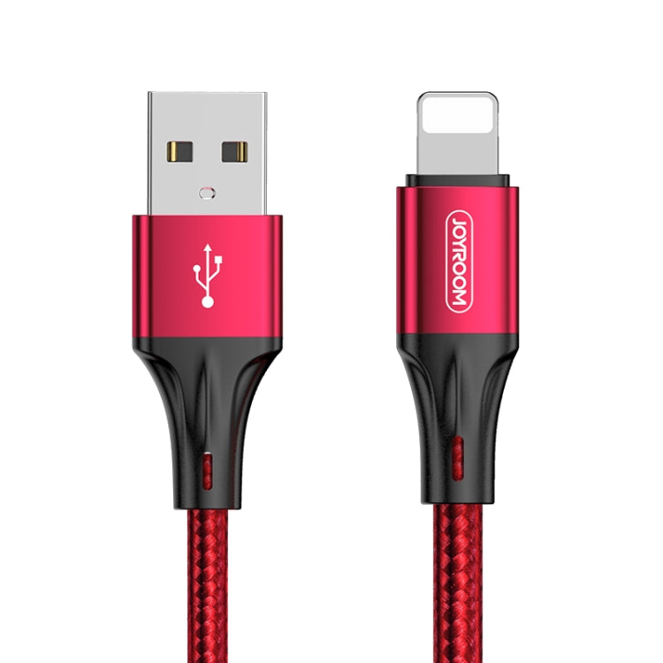 JOYROOM S-1030N1 N1 Series 1m 3A USB to 8 Pin Data Sync Charge Cable for iPhone, iPad (Red) - Normal Style Cable by JOYROOM | Online Shopping South Africa | PMC Jewellery
