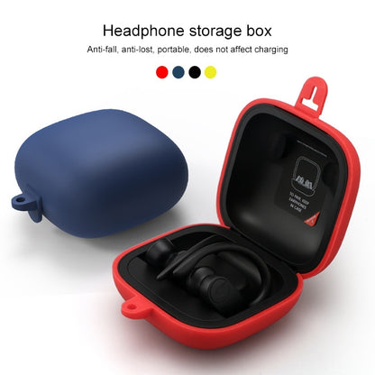 Solid Color Silicone Wireless Bluetooth Earphone Protective Case for Beats Powerbeats Pro(Dark Blue) - Other Case by PMC Jewellery | Online Shopping South Africa | PMC Jewellery