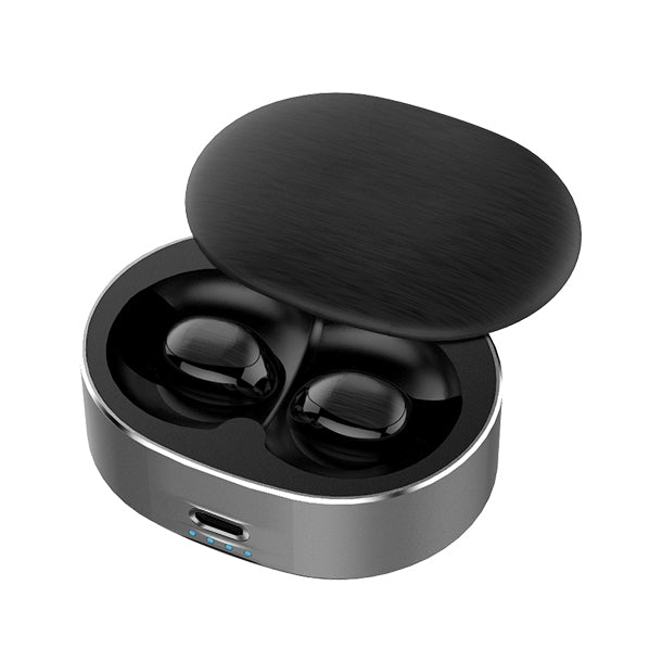 B20 Mini Portable In-ear Noise Cancelling Bluetooth V5.0 Stereo Earphone with 360 Degrees Rotation Charging Box(Black) - Bluetooth Earphone by PMC Jewellery | Online Shopping South Africa | PMC Jewellery