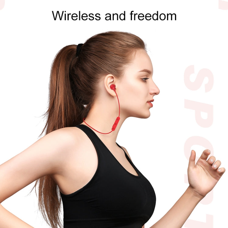 JOYROOM JR-D3S Bluetooth 4.2 Dual Battery Sports Bluetooth Headset Earphone(Red) - Neck-mounted Earphone by JOYROOM | Online Shopping South Africa | PMC Jewellery