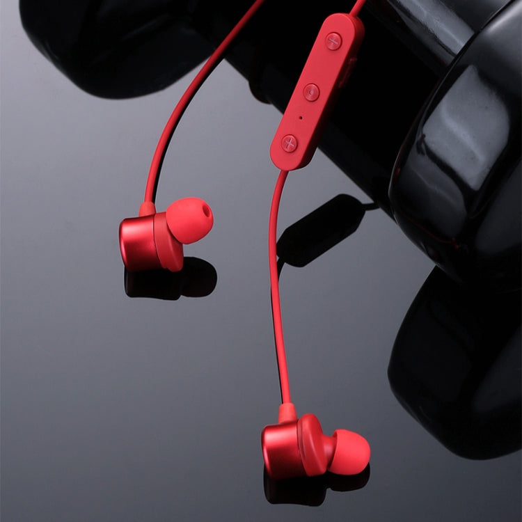 JOYROOM JR-D3S Bluetooth 4.2 Dual Battery Sports Bluetooth Headset Earphone(Red) - Neck-mounted Earphone by JOYROOM | Online Shopping South Africa | PMC Jewellery