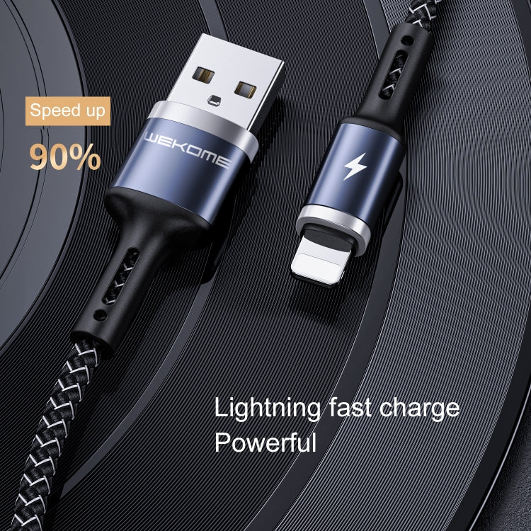 WK WDC-128 3A 8 Pin Kingkong Enjoy Version Charging Data Cable, Length: 1m(Silver) - Normal Style Cable by WK | Online Shopping South Africa | PMC Jewellery