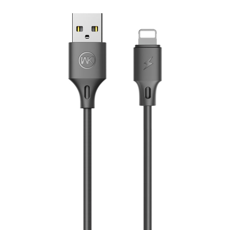 WK WDC-092 3m 2.4A Max Output Full Speed Pro Series USB to 8 Pin Data Sync Charging Cable (Black) - Normal Style Cable by WK | Online Shopping South Africa | PMC Jewellery