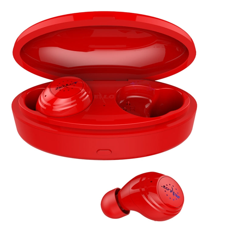 ZEALOT H19 TWS Bluetooth 5.0 Touch Wireless Bluetooth Earphone with Magnetic Charging Box, Support HD Call & Bluetooth Automatic Connection(Red) - TWS Earphone by ZEALOT | Online Shopping South Africa | PMC Jewellery