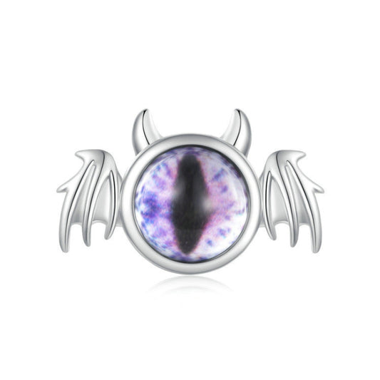 SCC2531 Sterling Silver S925 Fantasy Magic Little Devil Pendant Accessories DIY Bracelet Beads - Necklaces & Pendants by PMC Jewellery | Online Shopping South Africa | PMC Jewellery