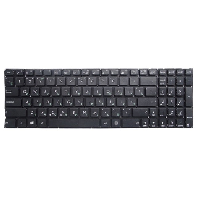 RU Keyboard for Asus X555 X555L X555LA X555LD X555LN X555LP X555LB X555LF X555LI X555U X555Y (Black) - Replacement Keyboards by PMC Jewellery | Online Shopping South Africa | PMC Jewellery