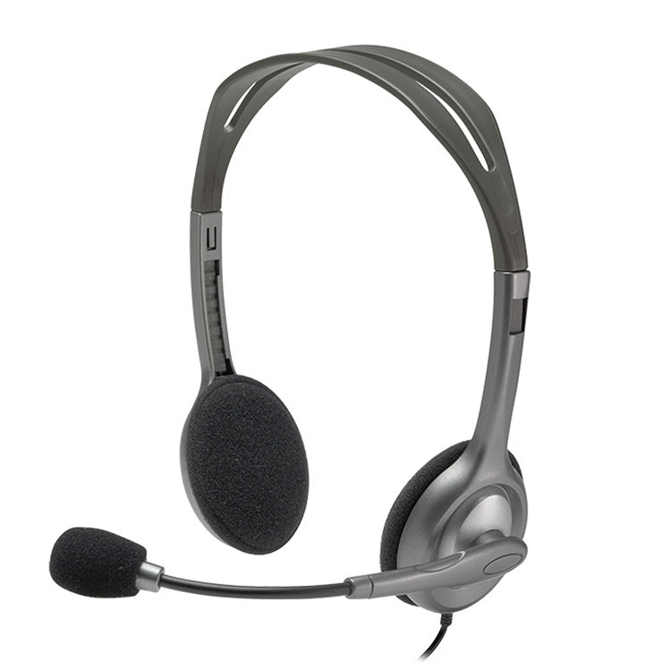 Logitech H111 3.5mm Plug Music Voice Stereo Headset with Microphone - Headset & Headphone by Logitech | Online Shopping South Africa | PMC Jewellery