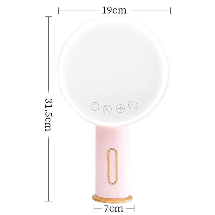 Smart LED Desktop Makeup Mirror with Fill Light, Three Light Colors (Pink) - Mirror by PMC Jewellery | Online Shopping South Africa | PMC Jewellery