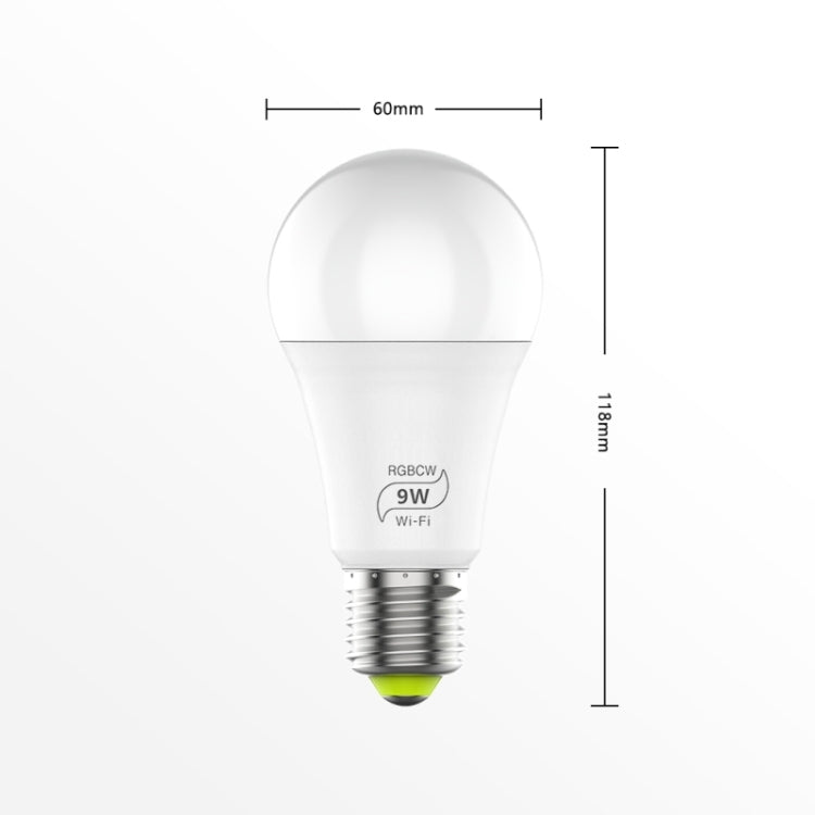 9W 110V E27 RGBCW WIFI LED Smart Bulb Wireless Smart Home Automation Light - Smart Light Bulbs by PMC Jewellery | Online Shopping South Africa | PMC Jewellery