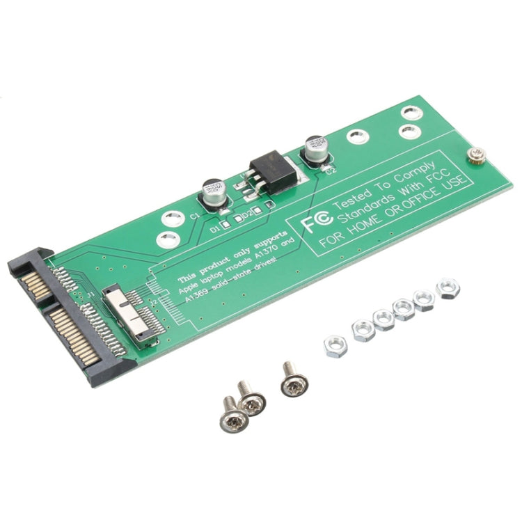 Hard Disk Drive Adapter 12 + 6-pin To SATA 22-Pin SSD Adapter Converter Card for Apple MacBook Air 2010 2011 - SSD Related Parts by PMC Jewellery | Online Shopping South Africa | PMC Jewellery