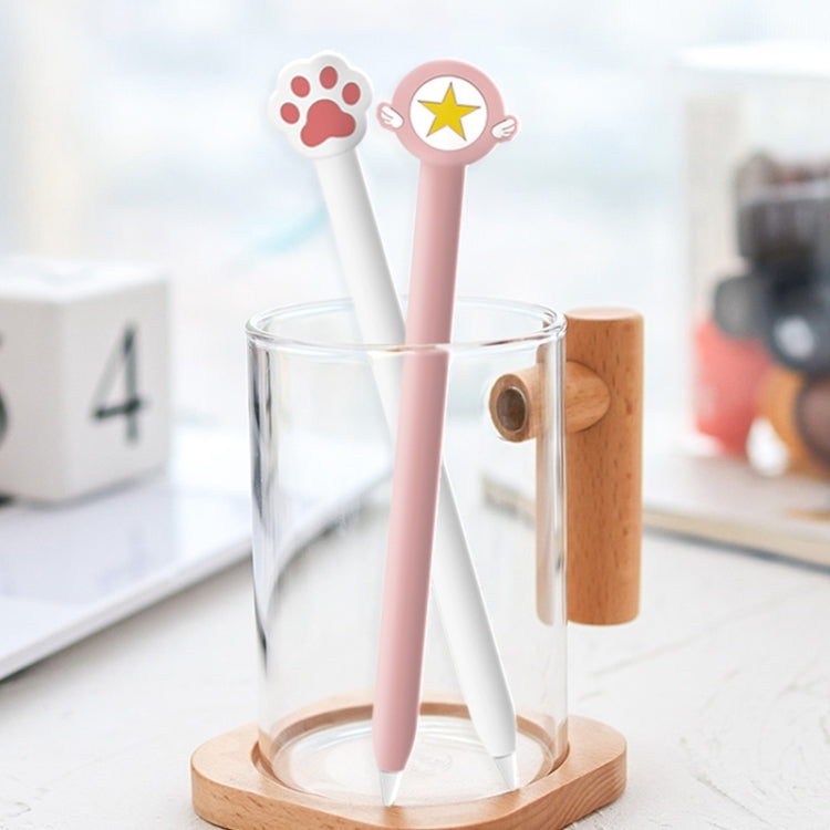 Cute Cartoon Silicone Protective Cover for Apple Pencil 2(Cat Claw Pink)) - Pencil Accessories by PMC Jewellery | Online Shopping South Africa | PMC Jewellery