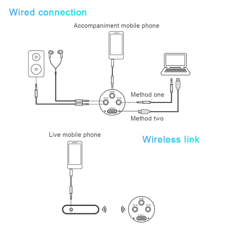 Original Lenovo UM20-U K Song Wireless Digital Microphone Live Recording Equipment with Wireless Receiver (Black) - Microphone by Lenovo | Online Shopping South Africa | PMC Jewellery