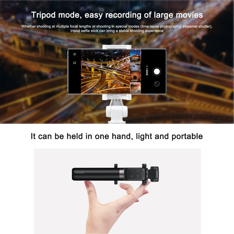 Original Huawei Wireless Bluetooth Tripod Self Timer Selfie Stick (Black) - Selfie Sticks by Huawei | Online Shopping South Africa | PMC Jewellery