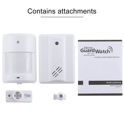 F622-108 Upgraded Version Good Safe Wireless Electro Guard Watch Remote Detective System Kit for Home Office, 1 x Receiver + 1 x  Detector - Sensor Doorbell by PMC Jewellery | Online Shopping South Africa | PMC Jewellery