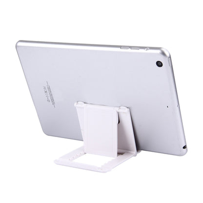 Universal Foldable Mini Phone Holder Stand, Size: 8.3 x 7.1 x 0.7 cm, For iPhone, Samsung, Huawei, Xiaomi, HTC and Other Smartphone, Tablets(White) - Desktop Holder by PMC Jewellery | Online Shopping South Africa | PMC Jewellery