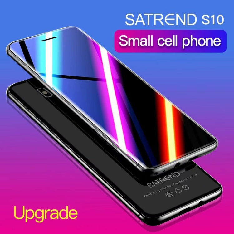 SATREND S10 Card Mobile Phone, 2.4 inch Touch Screen, MTK6261D, Support Bluetooth, FM, GSM, Dual SIM(Black) - SATREND by SATREND | Online Shopping South Africa | PMC Jewellery